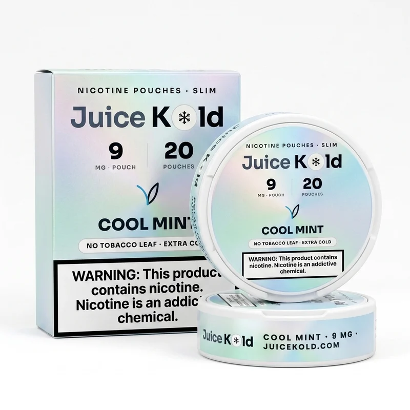 Cool Mint nicotine pouches — JuiceKold can