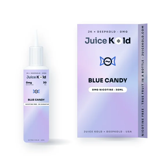 Blue Candy Nicotine-Free Vape Juice (30ml) — JuiceKold 30ml bottle