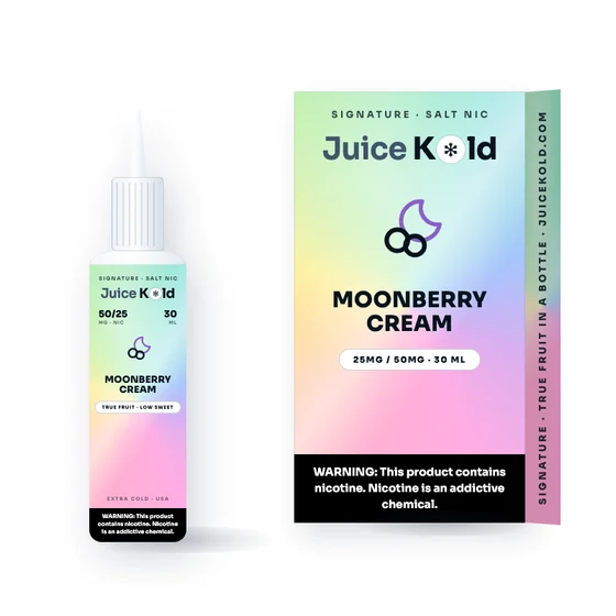 Moonberry Cream Salt Nic Vape Juice (30ml) — JuiceKold 30ml bottle
