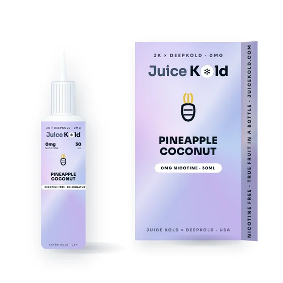 Pineapple Coconut Nicotine-Free Vape Juice (30ml) — JuiceKold 30ml bottle