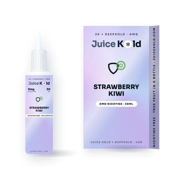 Strawberry Kiwi Nicotine-Free Vape Juice (30ml) — JuiceKold 30ml bottle